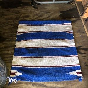 Royal blue saddle blanket